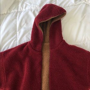 Reversible teddy jacket